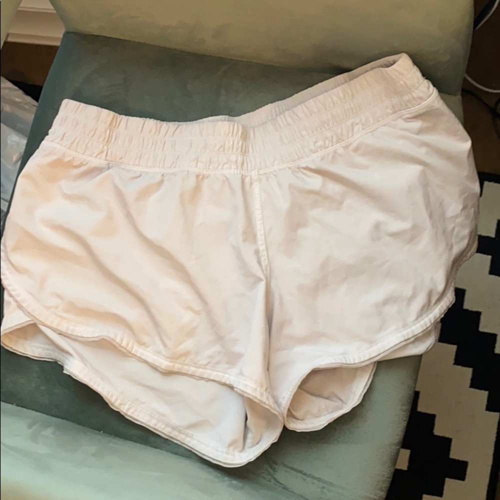 White Lululemon Shorts